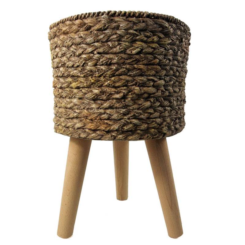 39cm x 26cm Woven Effect Composite Large Planter